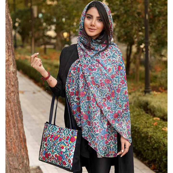 ست کیف و شال زنانه بهار کد ۰۳ Bahar Women Bag and Shawl Set Code 03